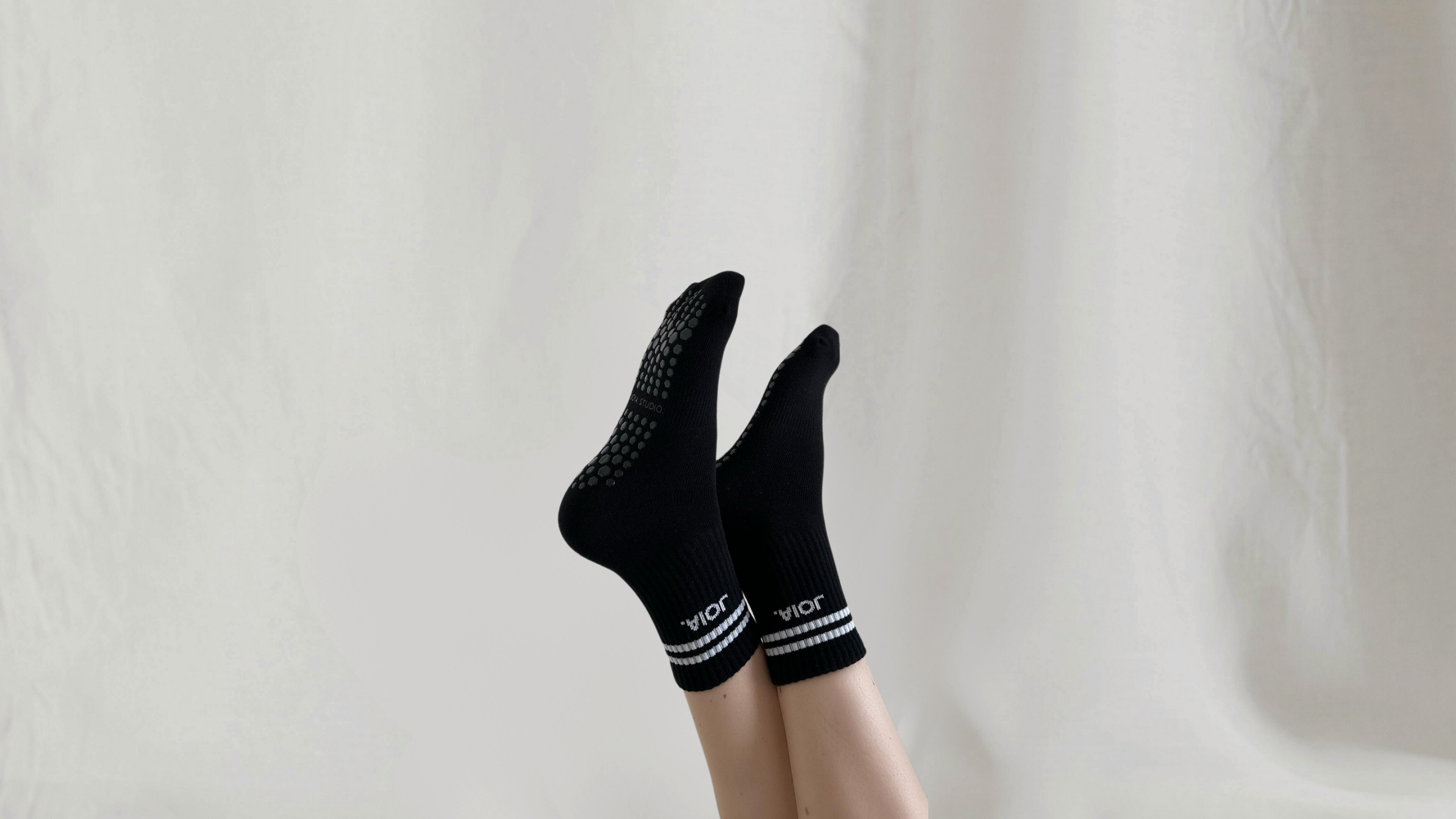 STRIPED SOCKS MIDNIGHT BLACK